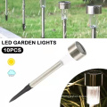 LED Solar Garden Lights Outdoor Solar Powered Lamp Lantern Waterproof Landscape Lighting For Pathway Patio Yard Lawn Decoration